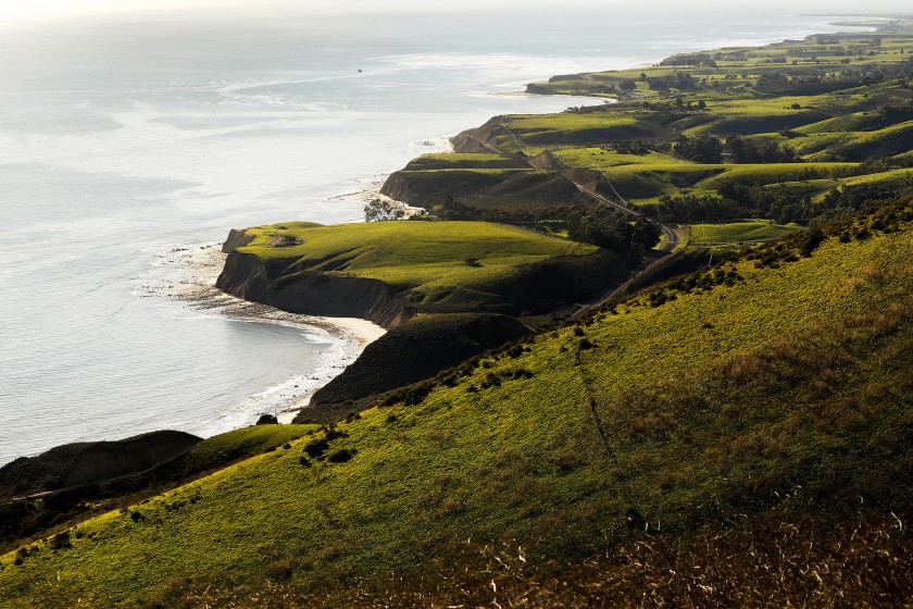 Hollister Ranch, one of California's most pristine stretches of coastline, is seen in this undated photo. (Credit: Al Seib / Los Angeles Times)