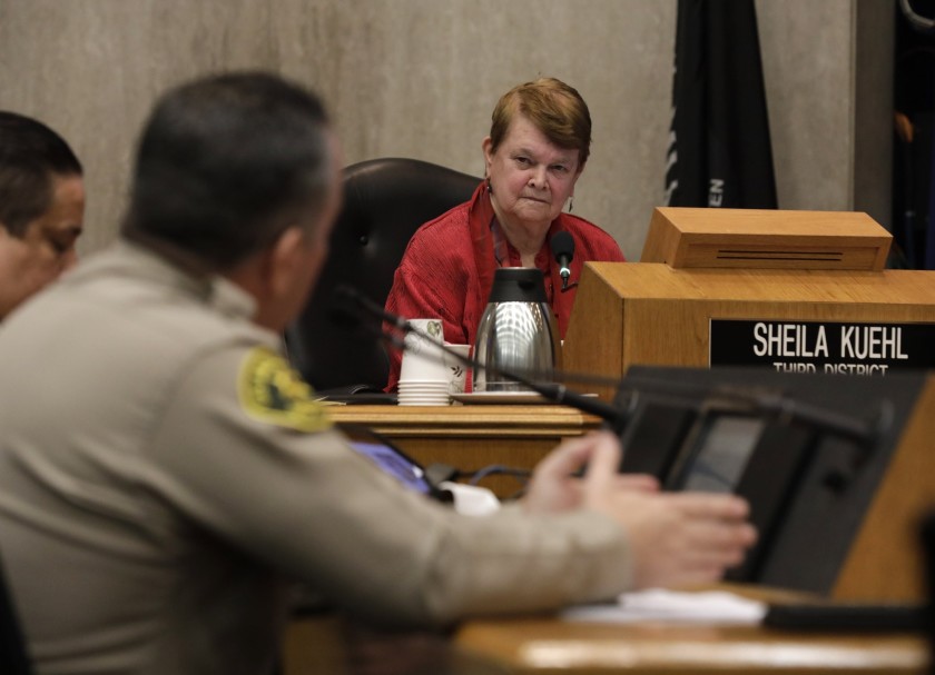 L.A. County Supervisor Sheila Kuehl is seen in an undated photo. (Katie Falkenberg / Los Angeles Times)