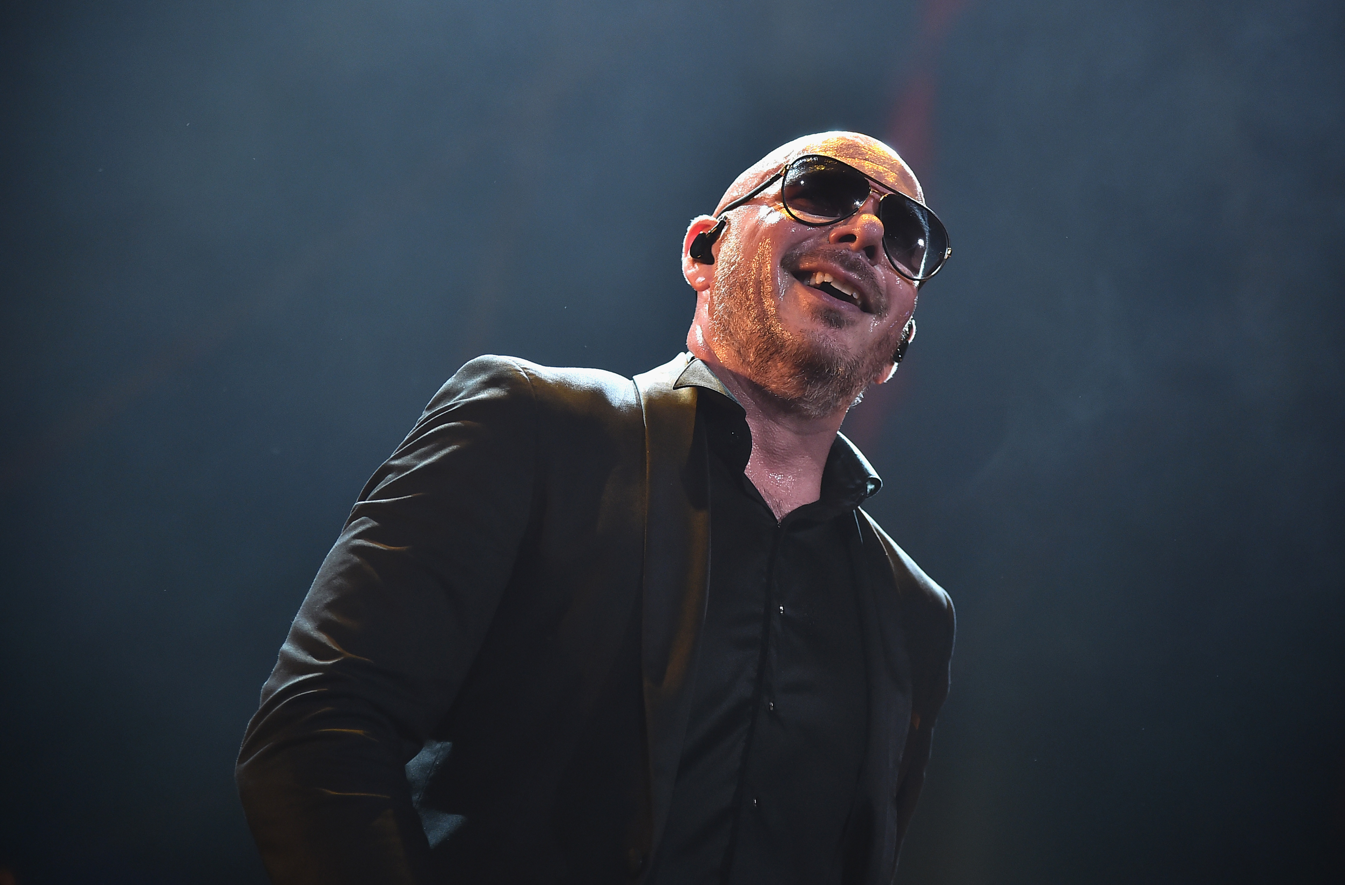 Pitbull performs onstage at iHeartRadio Fiesta Latina at AmericanAirlines Arena on Nov. 3, 2018 in Miami, Florida. (Credit: Theo Wargo/Getty Images for iHeartRadio)