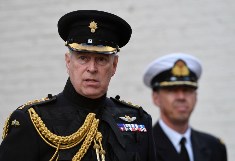 Britain's Prince Andrew, Duke of York, attends a ceremony commemorating the 75th anniversary of the liberation of Bruges on Sept. 7, 2019 in Bruges. (Credit: JOHN THYS/AFP/Getty Images)