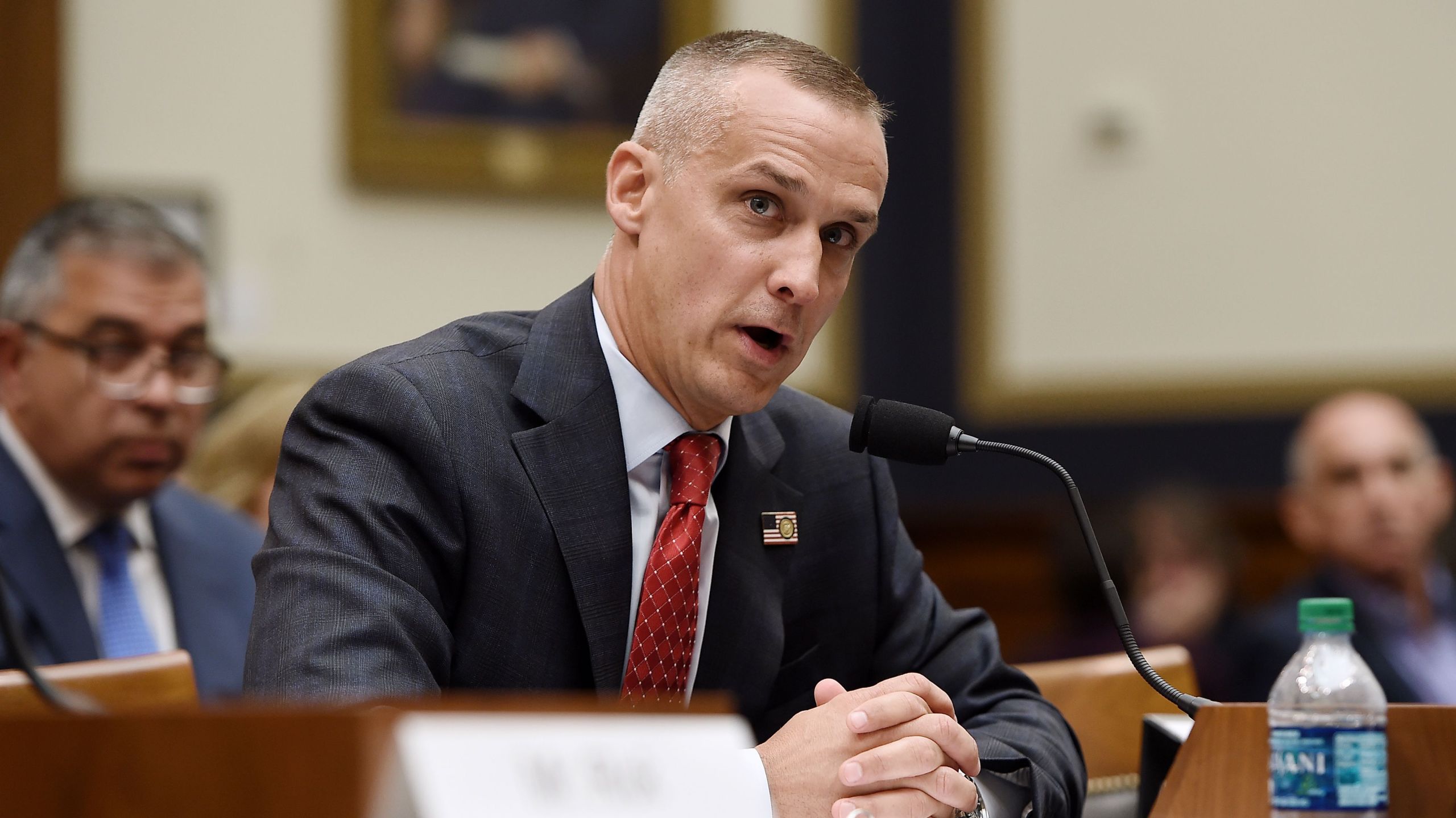 President Donald Trump's former campaign manager, Corey Lewandowski, testifies before the House Judiciary Committee as part of a congressional investigation of the Trump presidency on Sept. 17, 2019 in Washington, D.C. (Credit: OLIVIER DOULIERY/AFP/Getty Images)