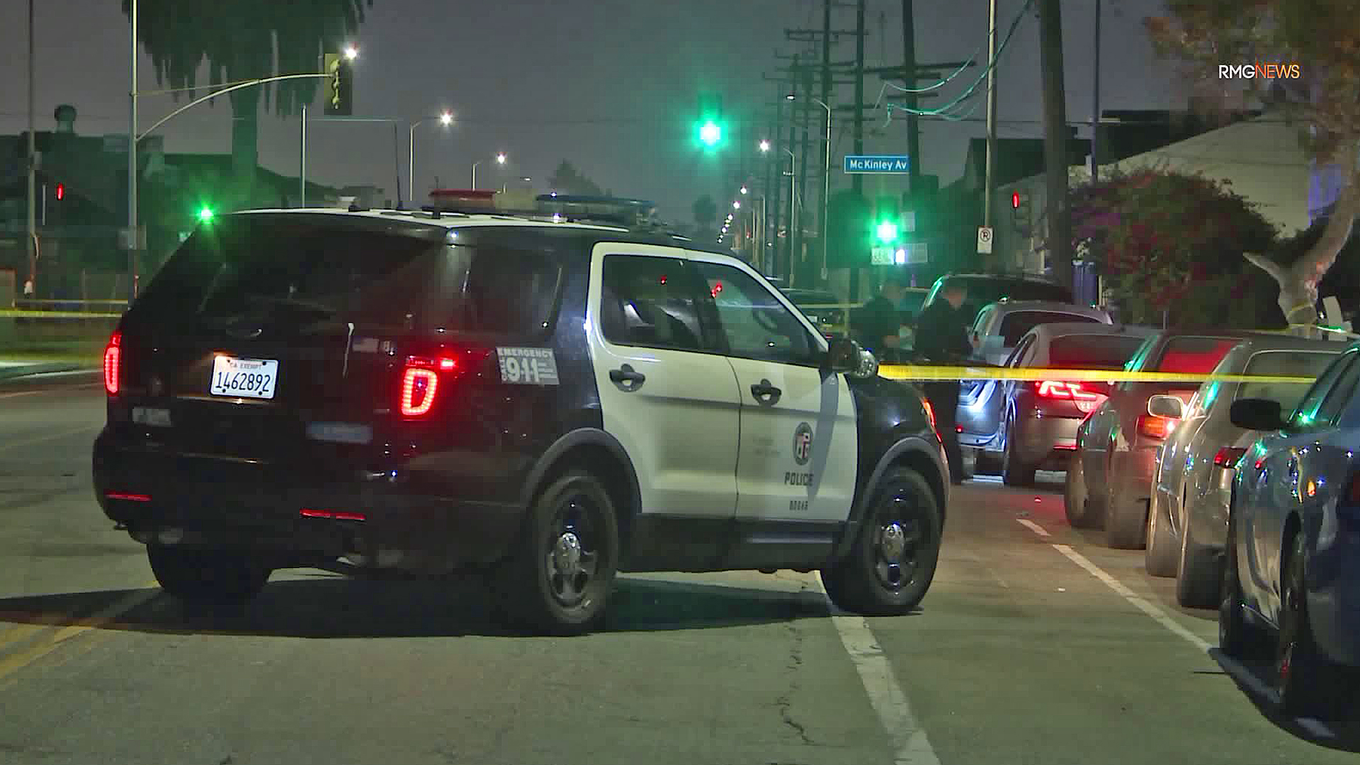 Police investigate a shooting in the Green Meadows neighborhood on Sept. 25, 2019. (Credit: RMG News)