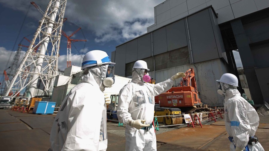 Decontamination efforts around the plant -- pictured here in 2016 -- are expected to take another two years (Credit: Christopher Furlong/Getty Images)