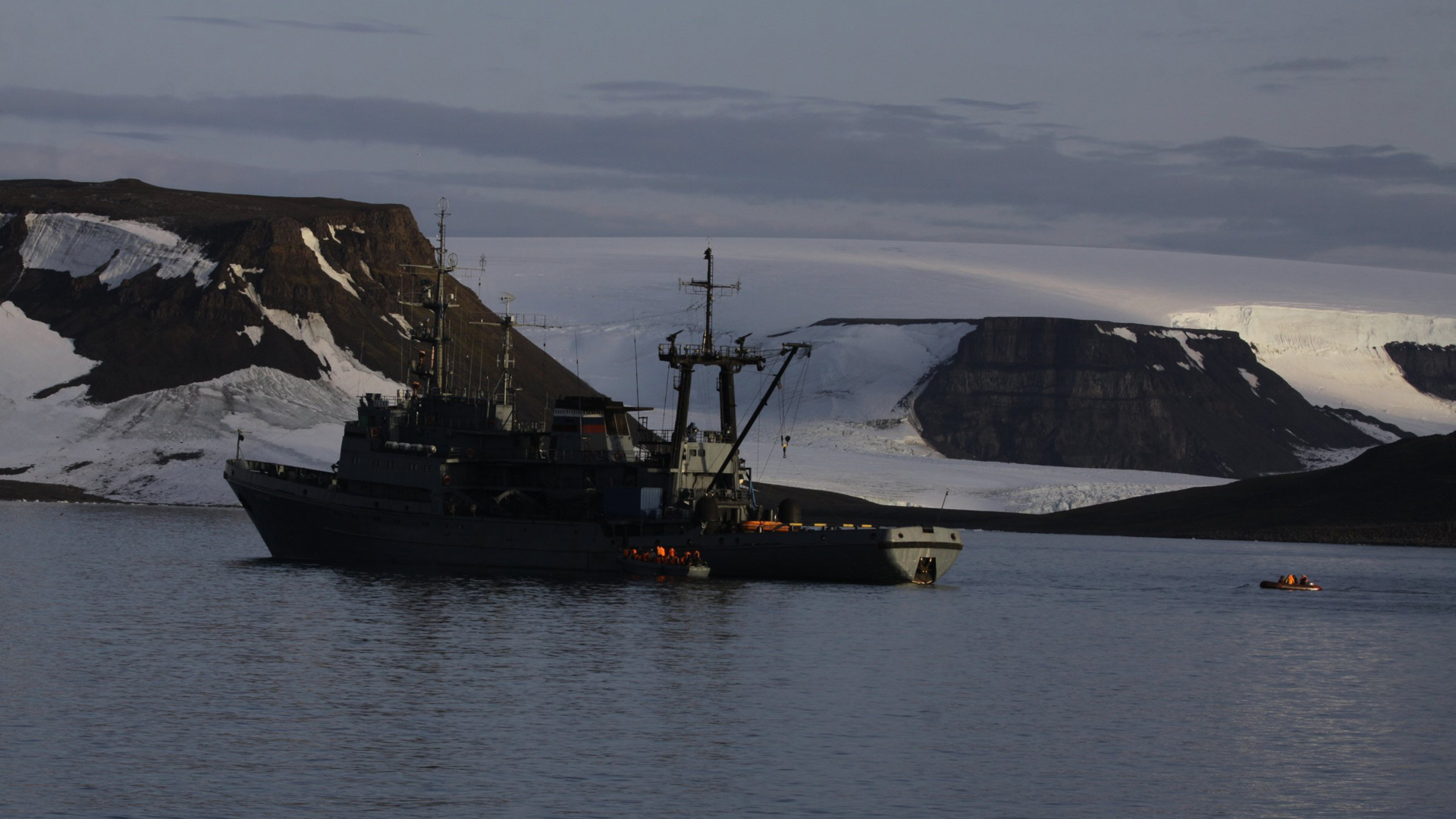 A Russian vessel is seen in a file photo. (Credit: Russian Northern Fleet)