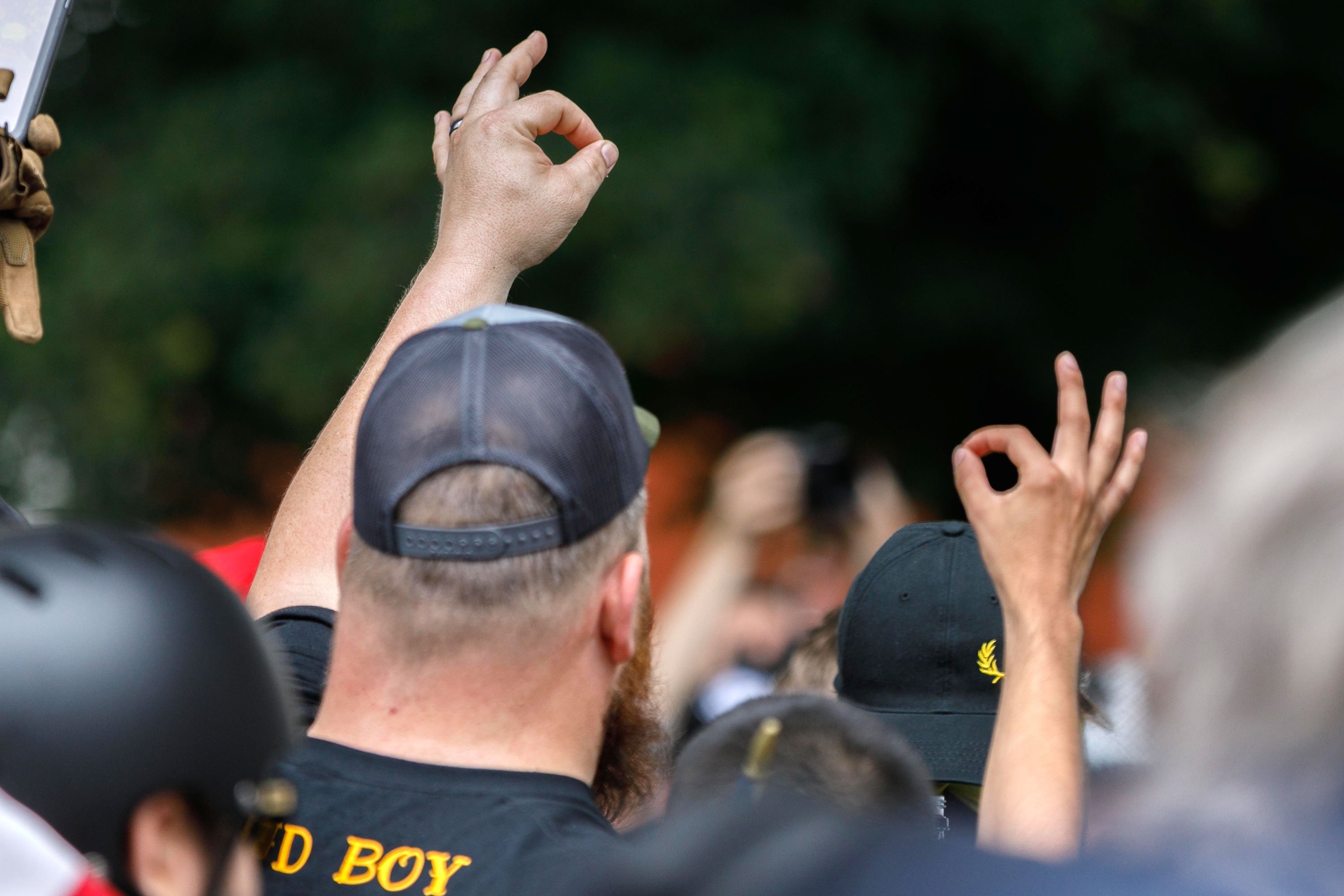 A man makes the "OK" sign in this undated photo. (Credit: John Rudoff/AFP/Getty Images via CNN)