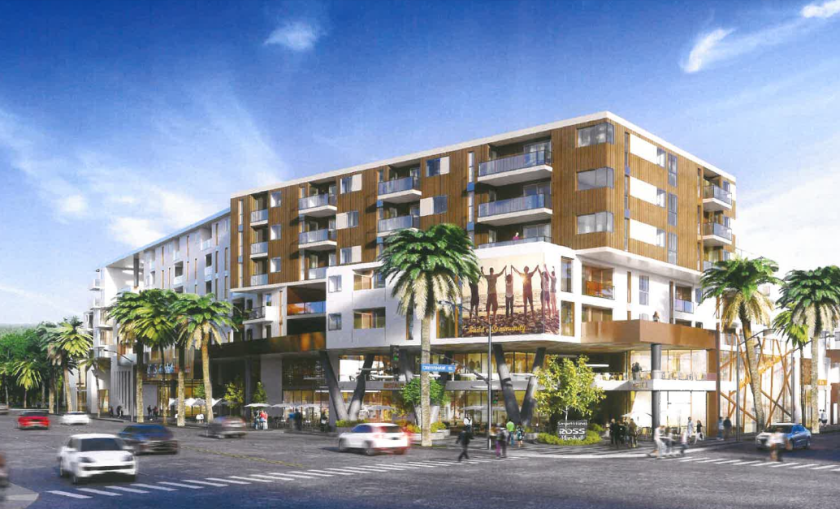 A rendering shows the District Square project in South Los Angeles, which officials planned to discuss on Sept. 17, 2019. (Credit: Los Angeles Department of City Planning via L.A. Times)