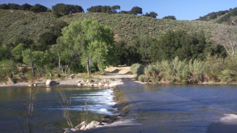 The Santa Ynez River is seen in an undated photo provided by the U.S. Department of Agriculture.