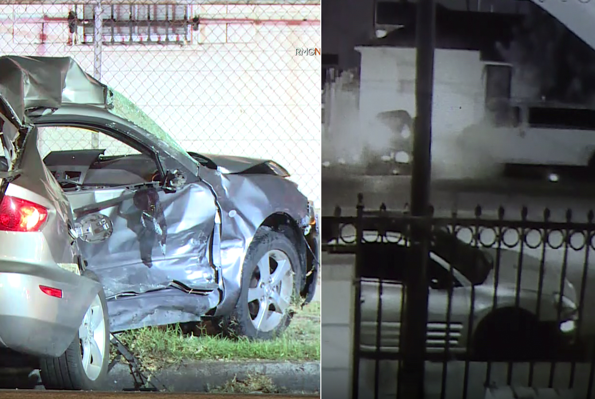 A car involved in a fatal crash in Gramercy Park is seen on Sep. 27, 2019. (Credit: RMG News)