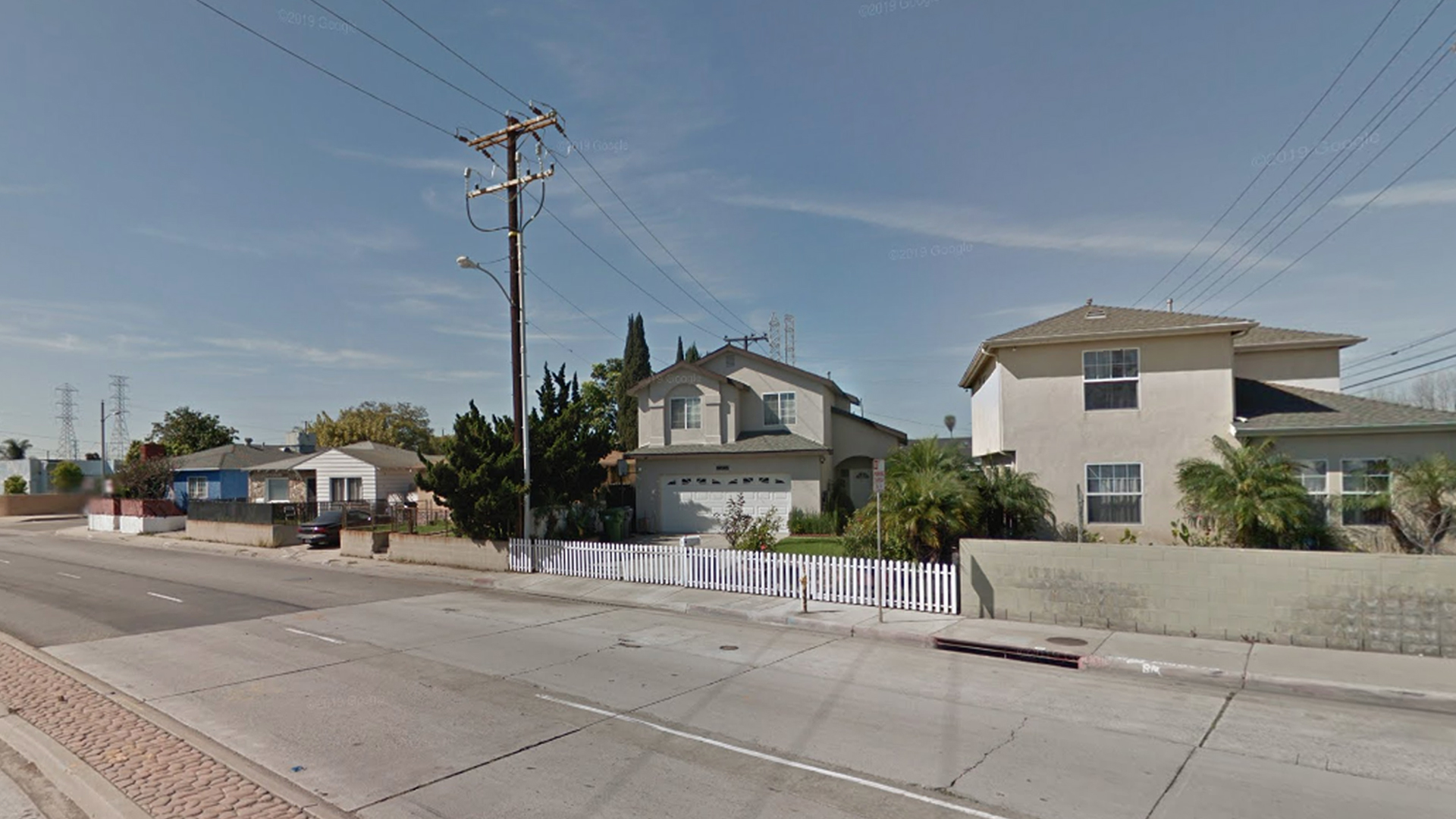 The 24000 block of South Wilmington Avenue in Carson is seen in a Google Maps Street View image.