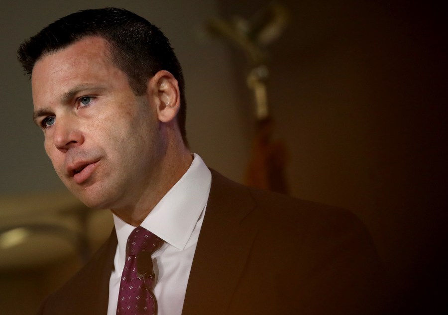 Acting Homeland Security Secretary Kevin McAleenan delivers remarks at the Council on Foreign Relations in Washington, D.C., on Sept. 23, 2019. (Credit: Win McNamee / Getty Images)