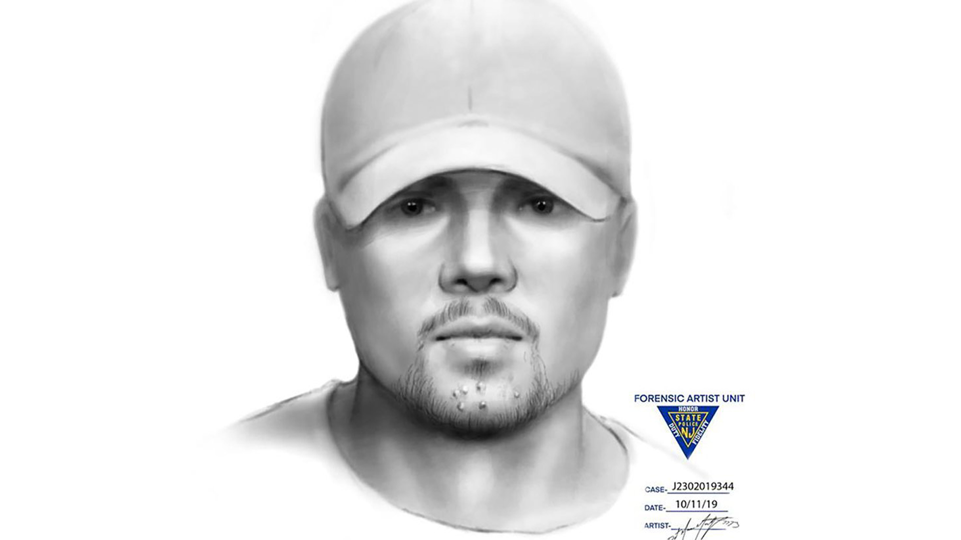 Investigators released a composite sketch of a person who was reportedly seen in the park around the time Dulce Maria Alavez went missing. (Credit: Bridgeton Police Department)