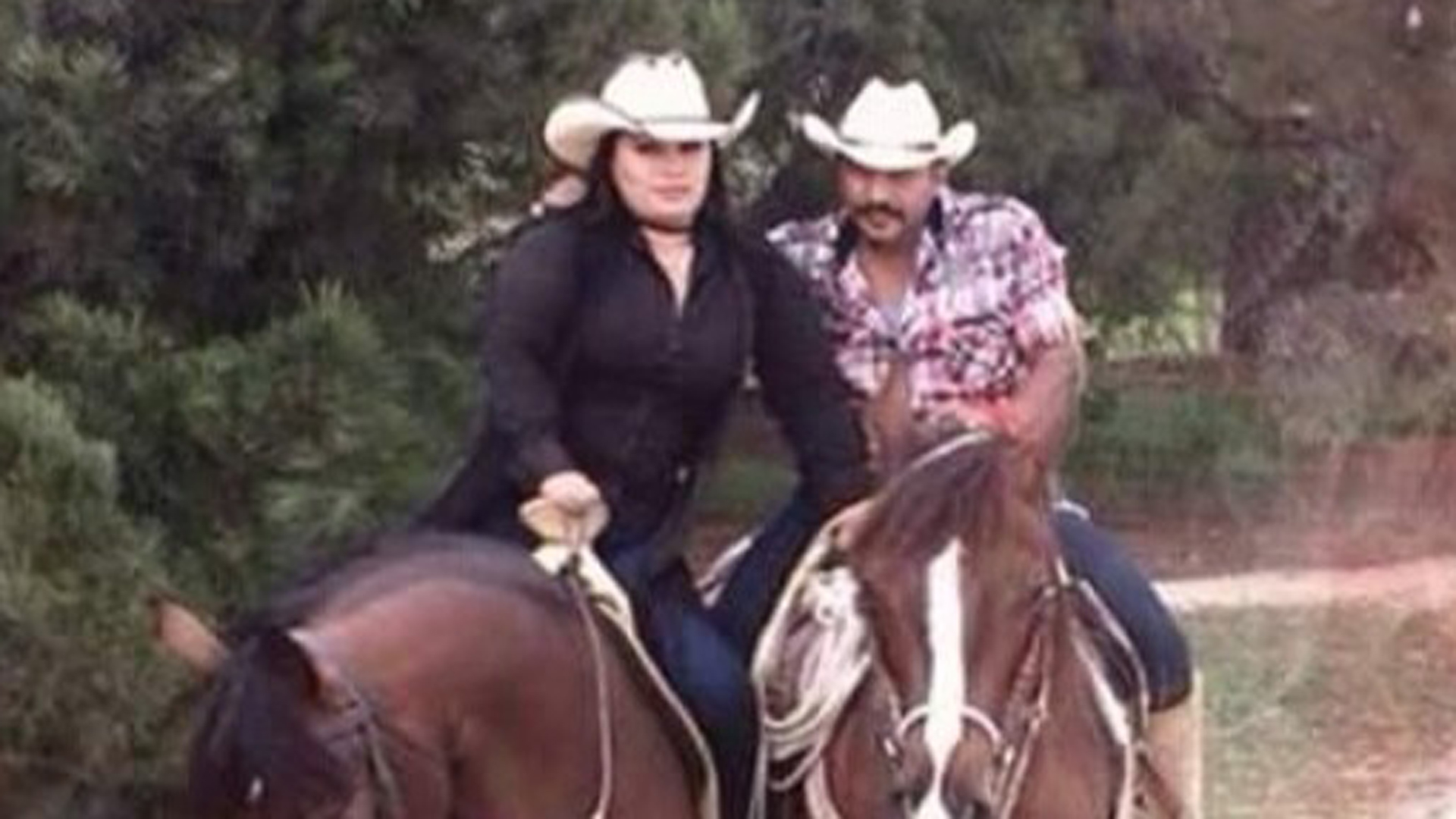 A married couple were struck and critically injured, and their horses were killed, in a hit-and-run in Lake View Terrace on Oct. 25, 2019. They are pictured in a photo included on a fundraising website.