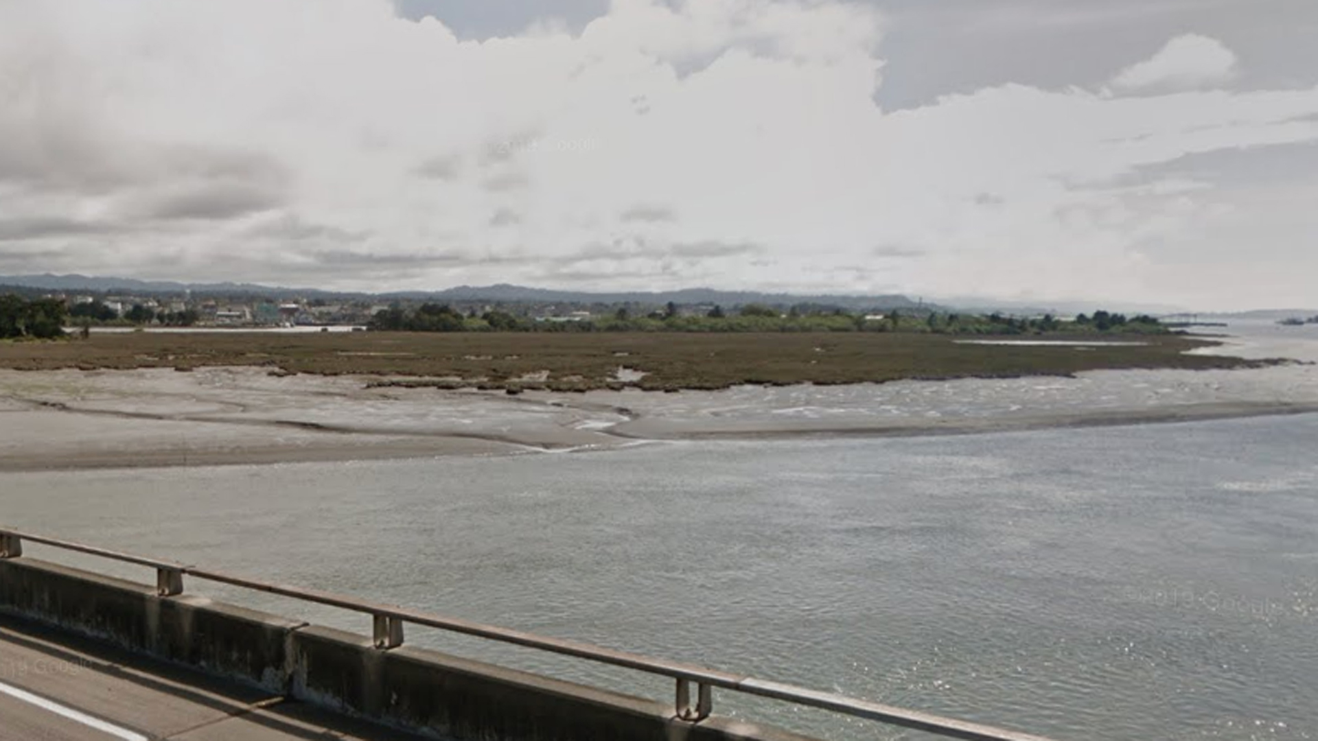 Indian Island is seen in a Google Maps image.