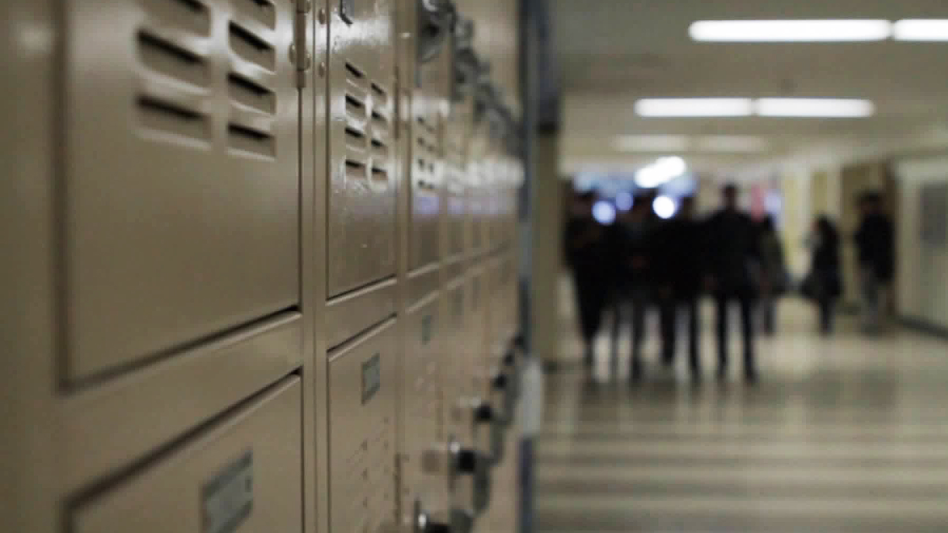 School lockers are seen in this file photo. (Credit: KTLA)