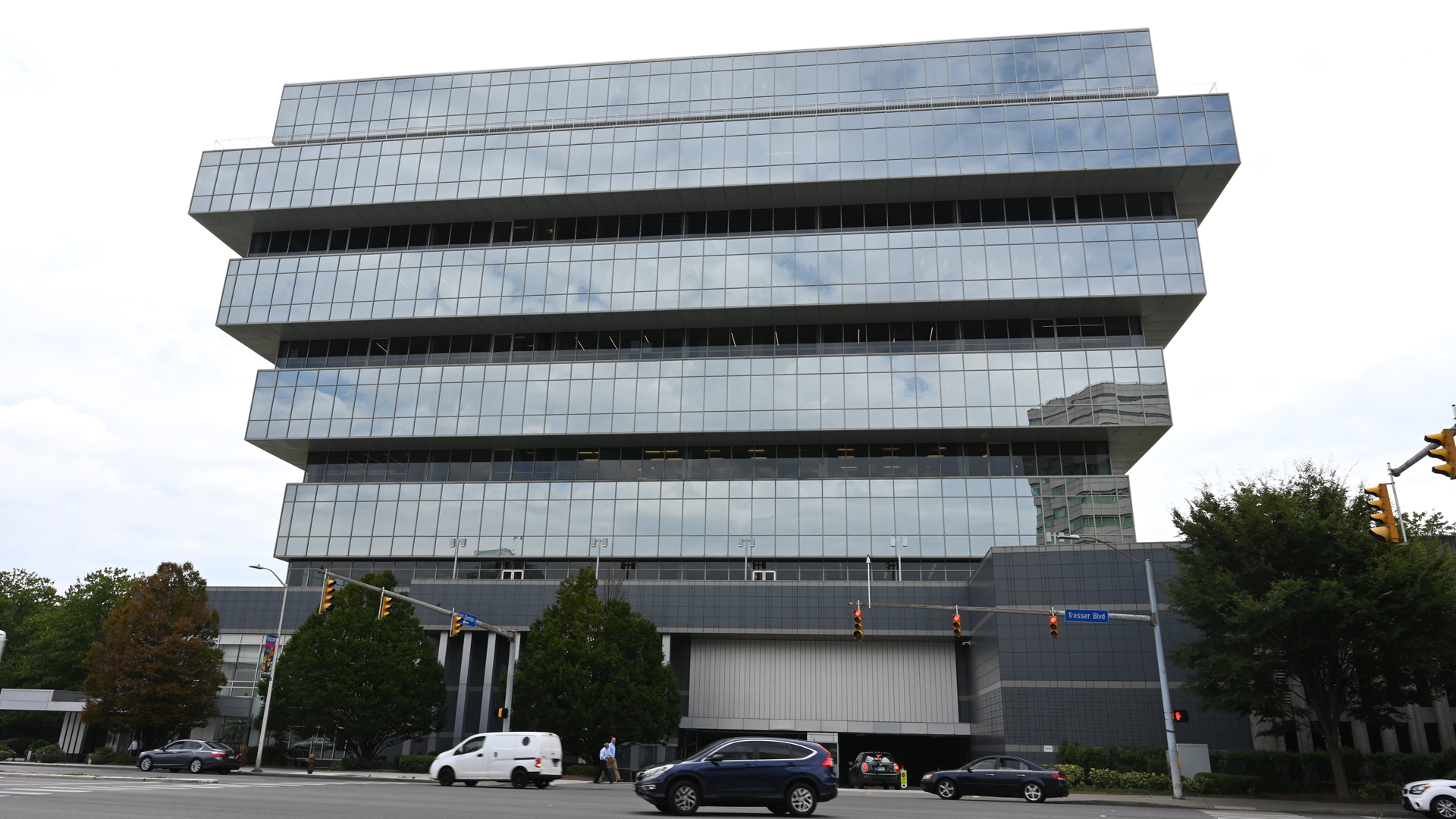 Headquarters of Purdue Pharma LP, the maker of the painkiller OxyContin, is seen in Stamford, Connecticut September 16, 2019. (Credit: Timothy A. Clary/AFP/Getty Images)