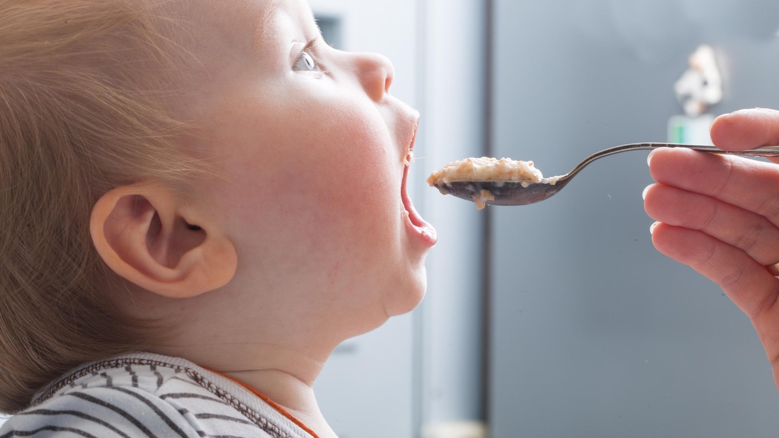 In this undated photo, a baby is seen eating.(Credit: Shutterstock/Elroi)