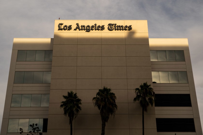 The Los Angeles Times moved to El Segundo in 2018, following the purchase of the paper by Dr. Patrick Soon-Shiong. (Credit: Kent Nishimura/Los Angeles Times)