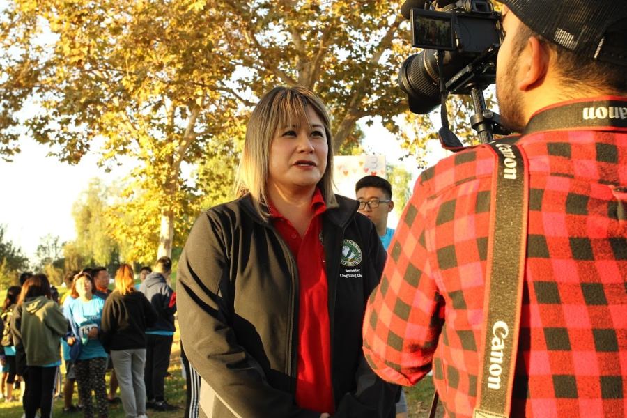 California state Sen. Ling Ling Chang appears in a photo posted on her Facebook page on Nov. 6, 2019.