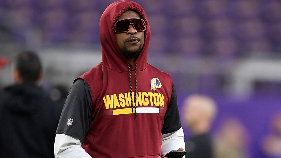 Montae Nicholson of the Washington Redskins walks on the field before the game against the Minnesota Vikings at U.S. Bank Stadium on October 24, 2019 in Minneapolis, Minnesota. (Credit: Hannah Foslien/Getty Images)