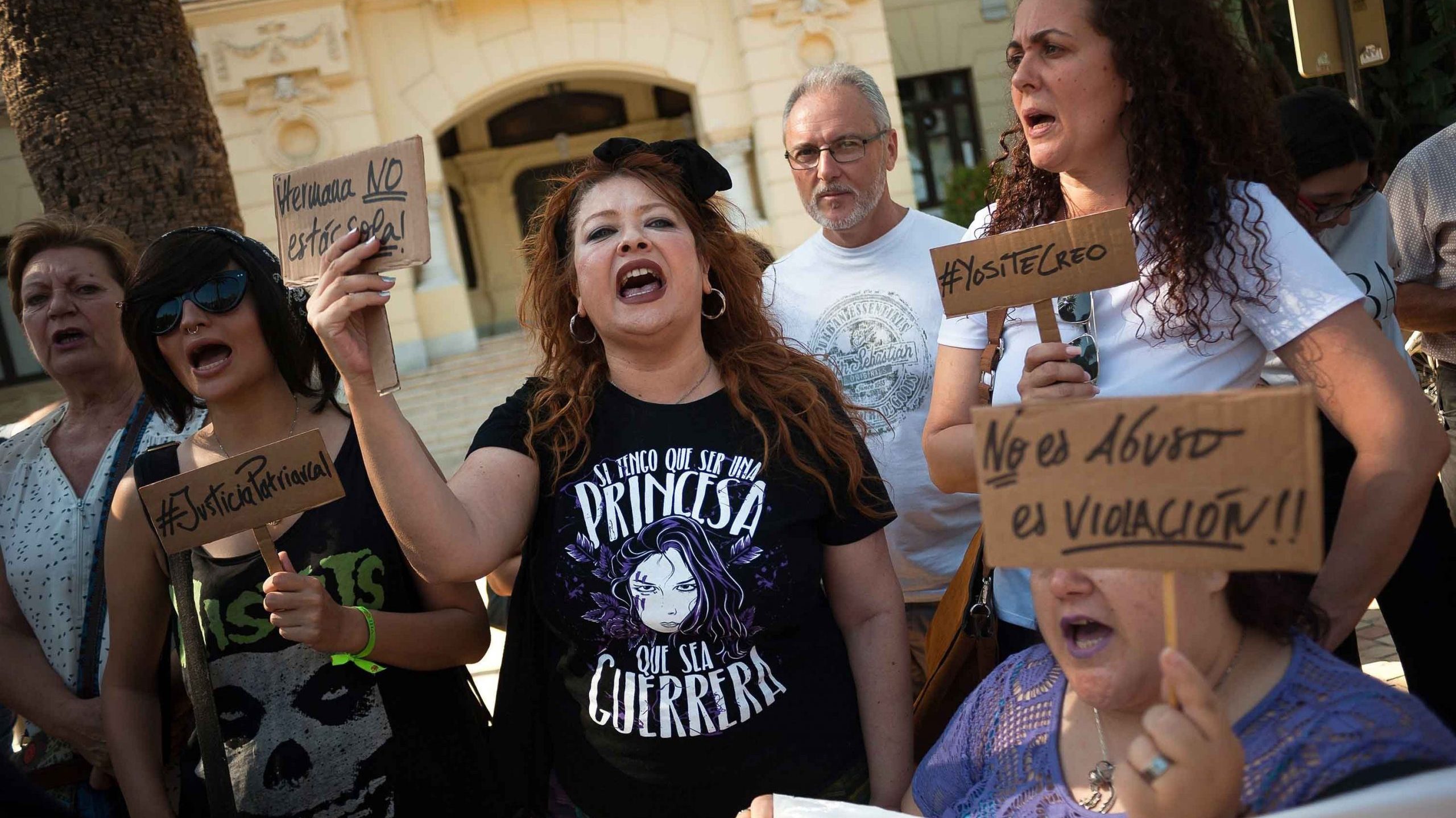 A court in Barcelona cleared five men of sexual assault charges on Thursday after saying the crime did not fit the legal definition of rape because the unconscious teenage victim didn't fight back. (Credit: SOPA Images/Shutterstock via CNN)