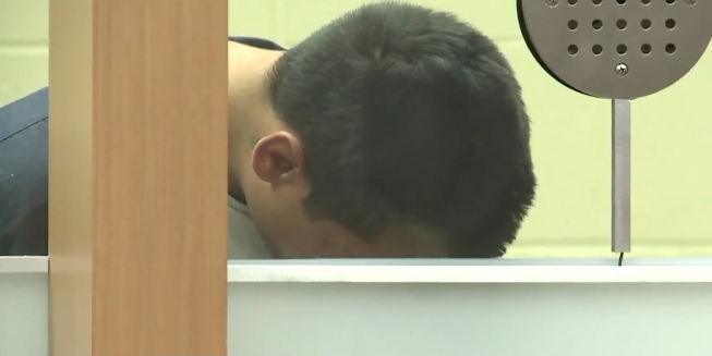 Adrian Richard Vergara, 26, is seen in court. (Credit: KSWB)