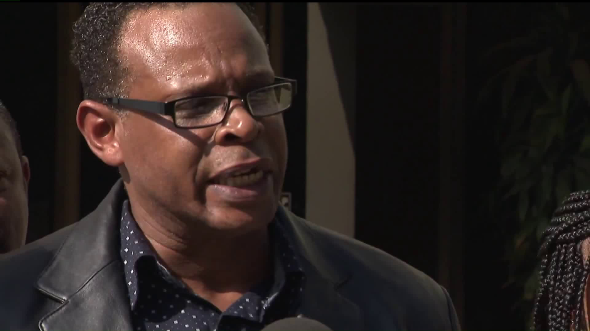 Photo of the father, Zedric Portis, taken at a press conference held on Nov. 7, 2019 (Credit: KTLA)