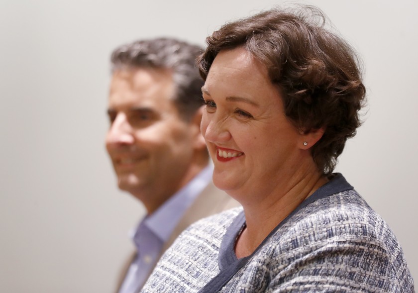 Rep. Katie Porter is seen in this undated photo. (Credit: Luis Sinco / Los Angeles Times)