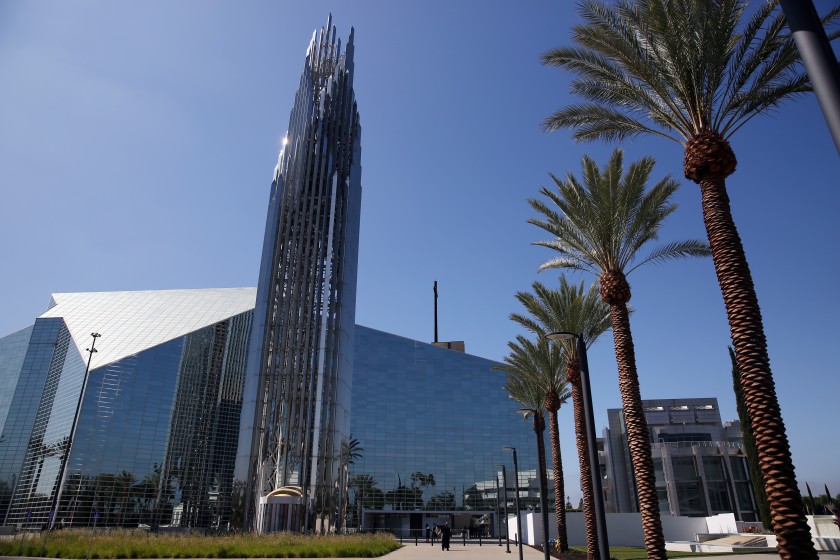 Christ Cathedral in Orange County is seen in an undated photo. (Credit: Dania Maxwell/Los Angeles Times)