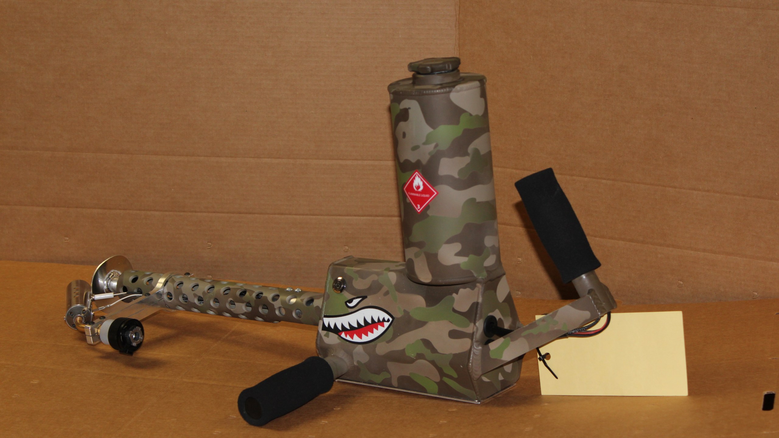 Flamethrower seized on Dec. 5, 2019 by the Ventura County Sheriff's Office.