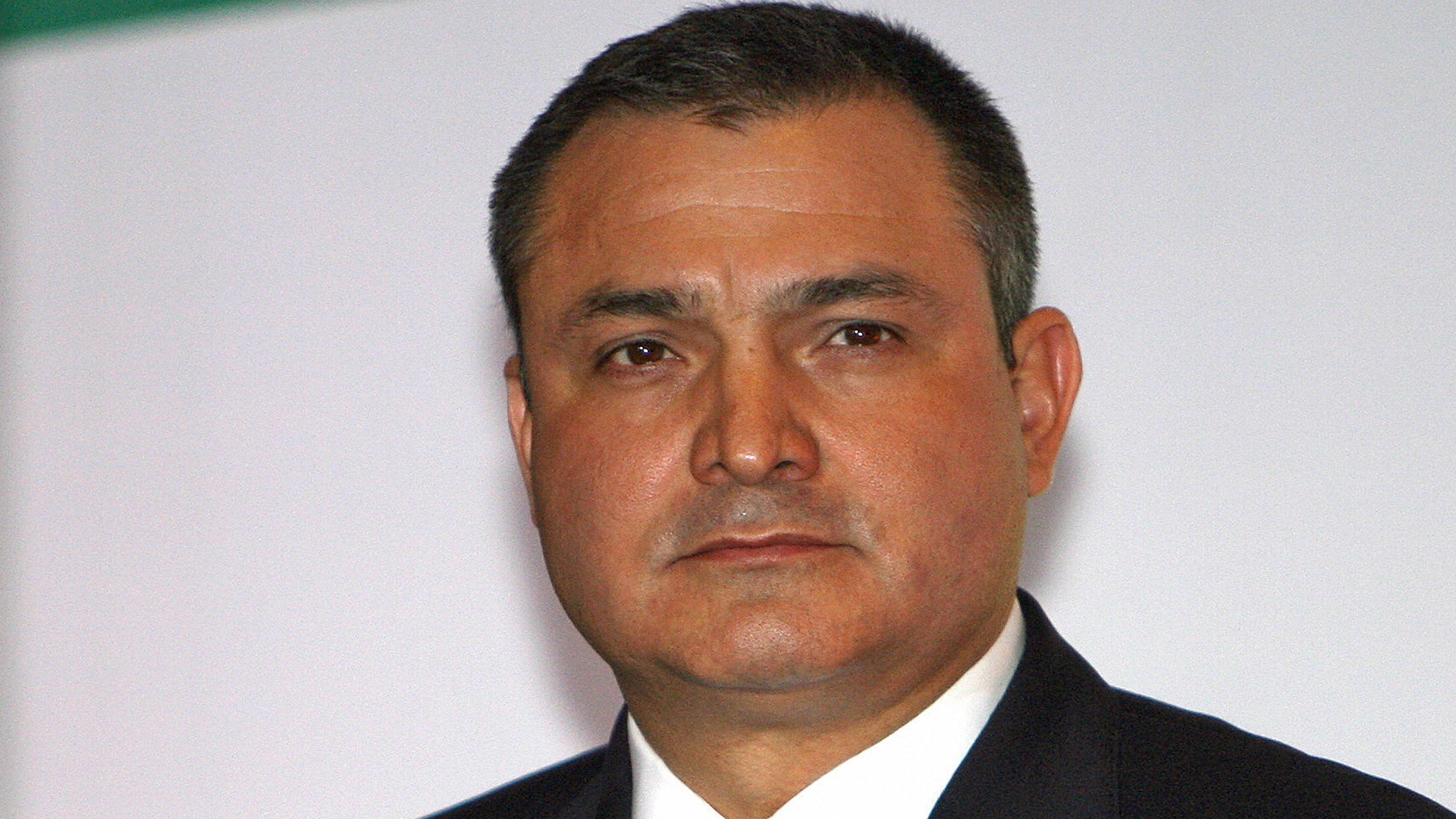 Genaro Garcia Luna is seen during the ceremony where he was designated as Secretary of Public Safety by Mexican President-elect Felipe Calderon in Mexico City on Nov. 30, 2006. (Credit: OMAR TORRES/AFP via Getty Images)