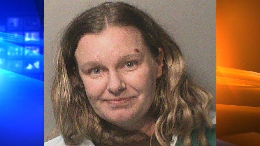 Nicole Poole Franklin is seen in a booking photo released by the Clive Police Department.