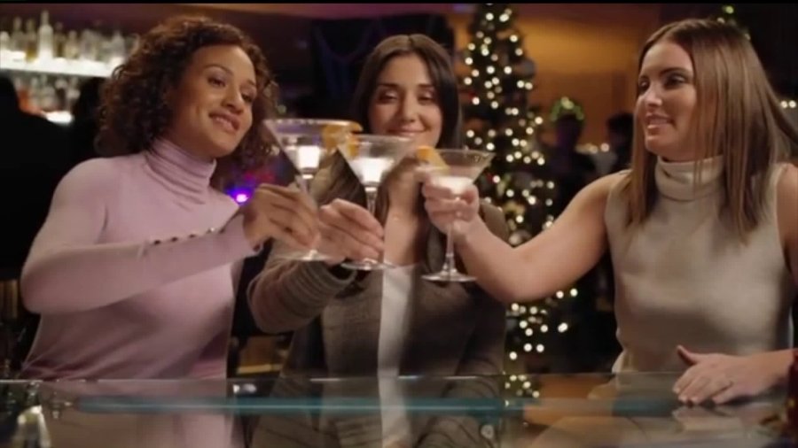 Peloton woman pictured in new gin commercial on Dec. 7, 2019.