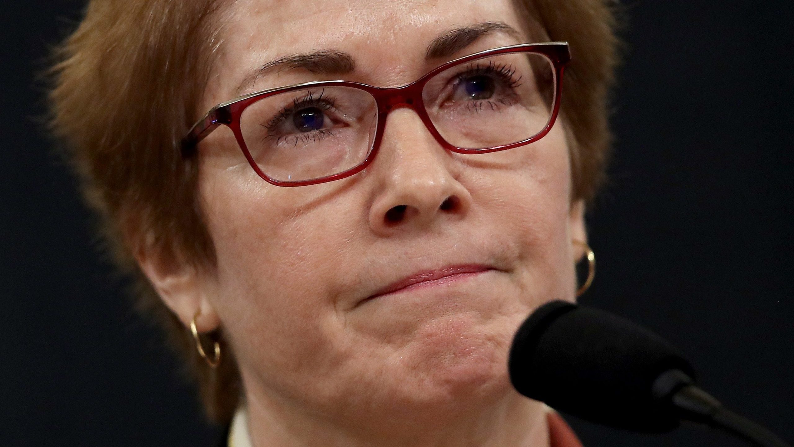 Former U.S. Ambassador to Ukraine Marie Yovanovitch testifies before the House Intelligence Committee in the Longworth House Office Building on Capitol Hill November 15, 2019 in Washington, DC. (Credit: Drew Angerer/Getty Images)