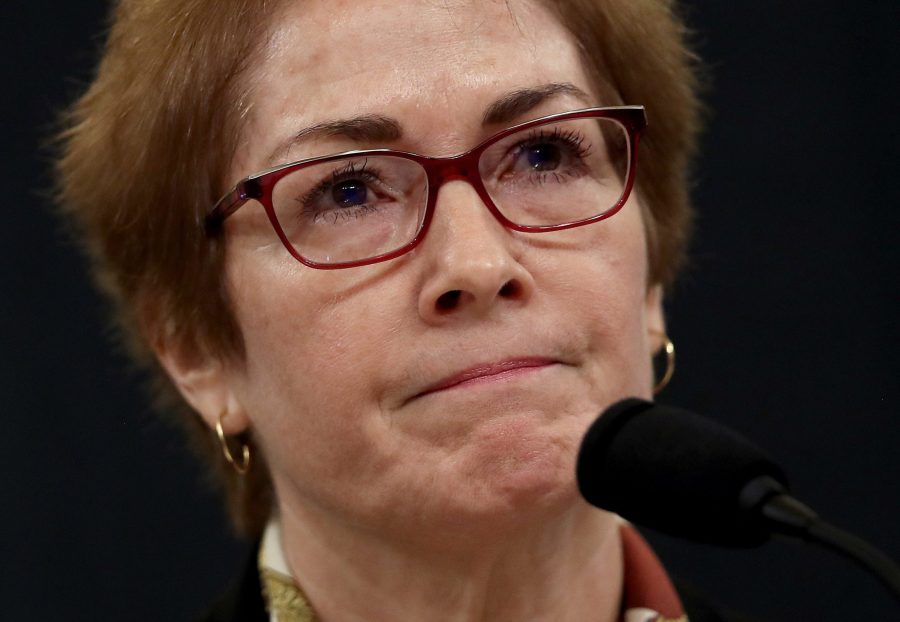 Former U.S. Ambassador to Ukraine Marie Yovanovitch testifies before the House Intelligence Committee in the Longworth House Office Building on Capitol Hill November 15, 2019 in Washington, DC. (Credit: Drew Angerer/Getty Images)