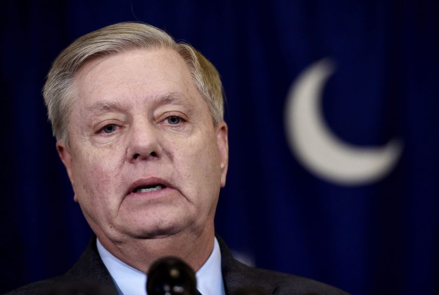 Senate Judiciary Chair Lindsey Graham speaks on Capitol Hill on Dec. 18, 2019. (Credit: Olivier Douliery / AFP / Getty Images)