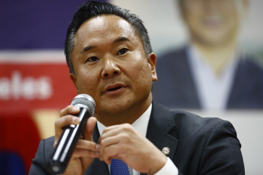 Los Angeles City Councilman John Lee is shown in a file photo from 2019. (Credit: Kent Nishimura/Los Angeles Times)