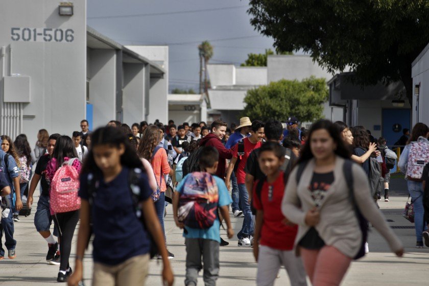 Lennox Middle School is shown in an undated file photo (Credit: Irfan Khan / Los Angeles Times)