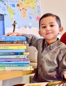 Muhammad Haryz Nadzim is seen in an undated photo provided to CNN by his mother, Nur Anira Asyikin.