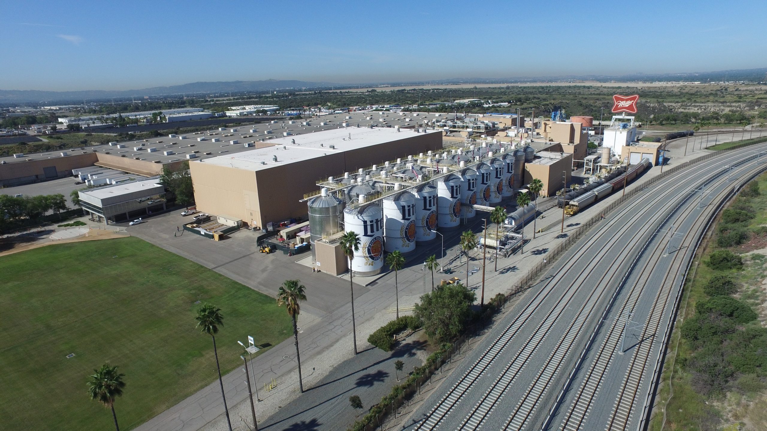 The MillerCoors brewery in Irwindale is seen in a photo posted on the company's blog on Jan. 6, 2020.