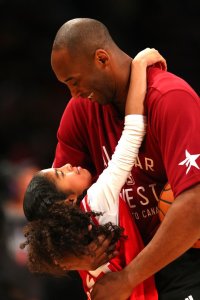 Vanessa Bryant Instagram Profile photo is a picture taken on Feb. 14, 2016, before Kobe Bryant's final NBA All-Star Game. (Credit: Elsa/Getty Images)