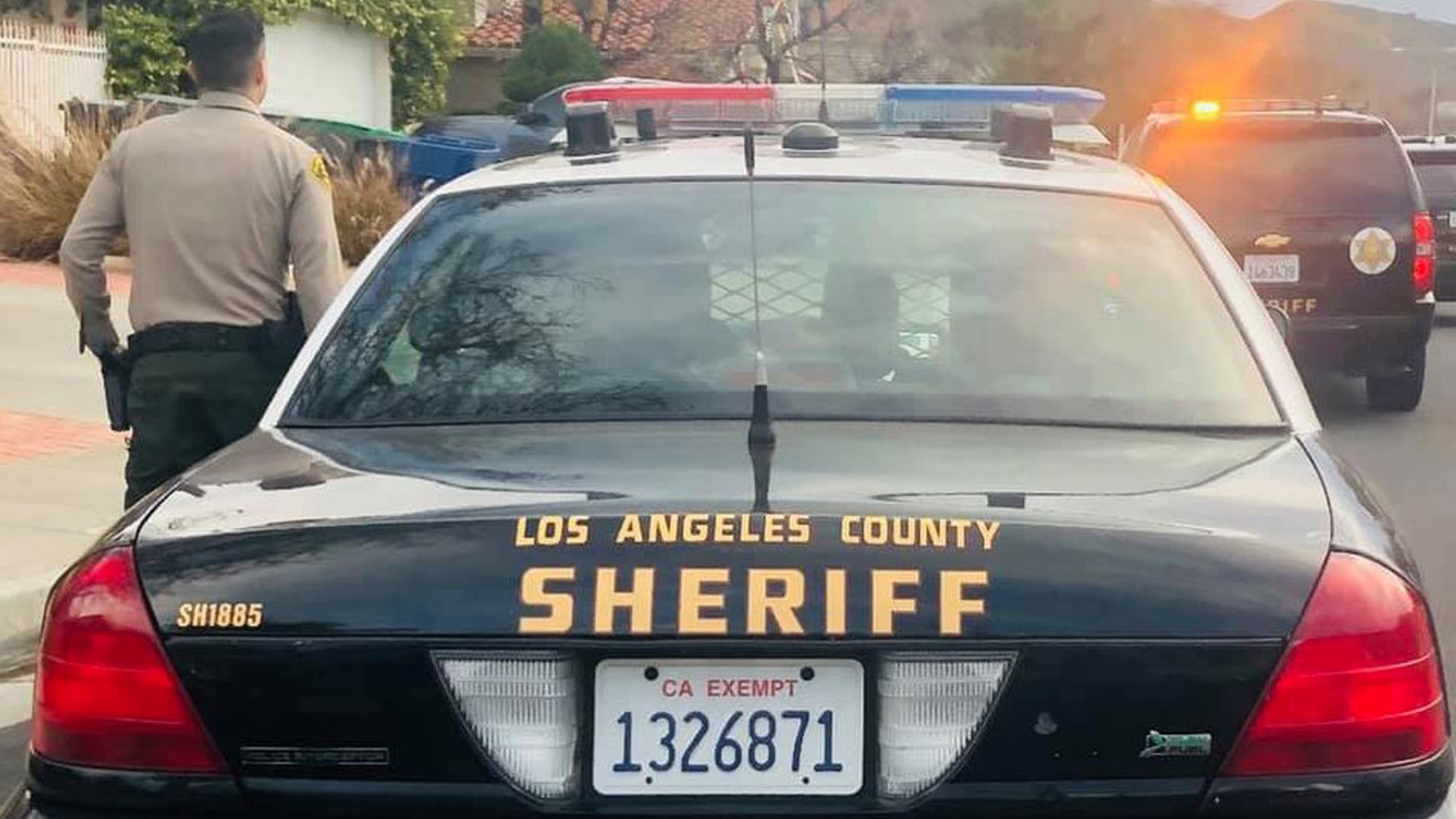 A concerned Saugus resident and deputies rescued a 90-year-old woman who fell inside her Saugus home on Jan. 1, 2019. (Credit: Los Angeles County Sheriff's Department)