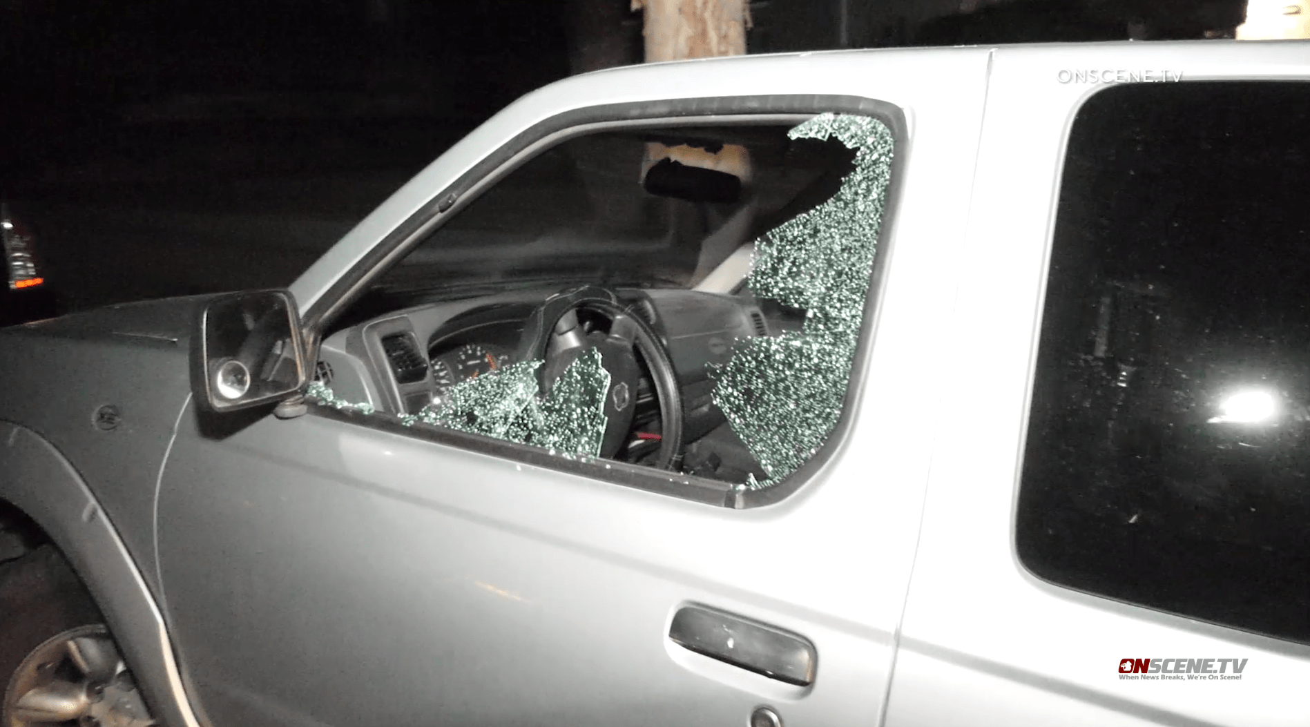 Dozens of vehicles were damaged in an overnight vandalism spree with a BB gun in Whittier and La Habra on Jan. 23, 2020. (KTLA)