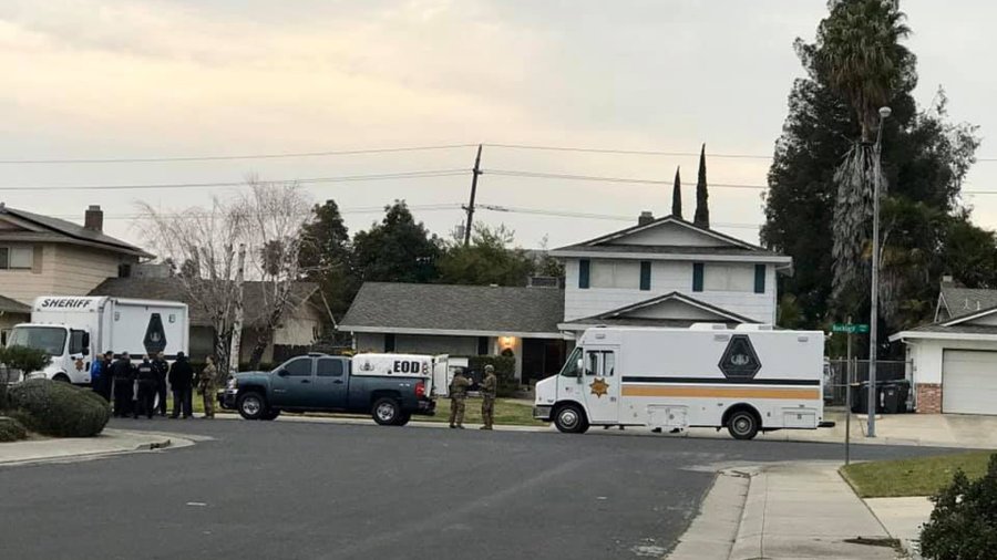 Stockton police tweeted out this photo from the scene on Jan. 23, 2020.