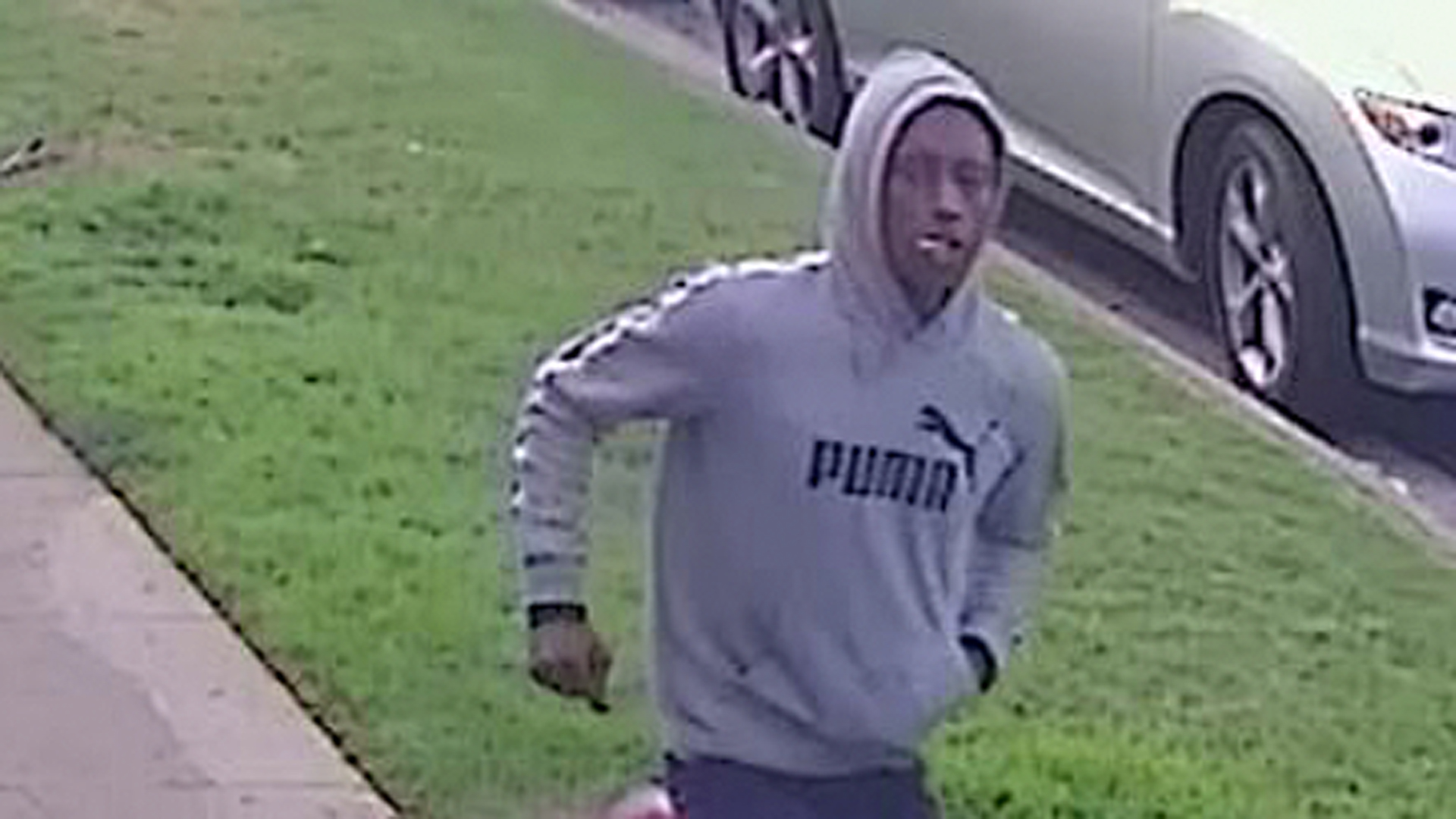 A man wanted in the robbery of a letter carrier in Inglewood is seen in this surveillance image provided by the U.S. Postal Inspection Service on Jan. 2, 2020.