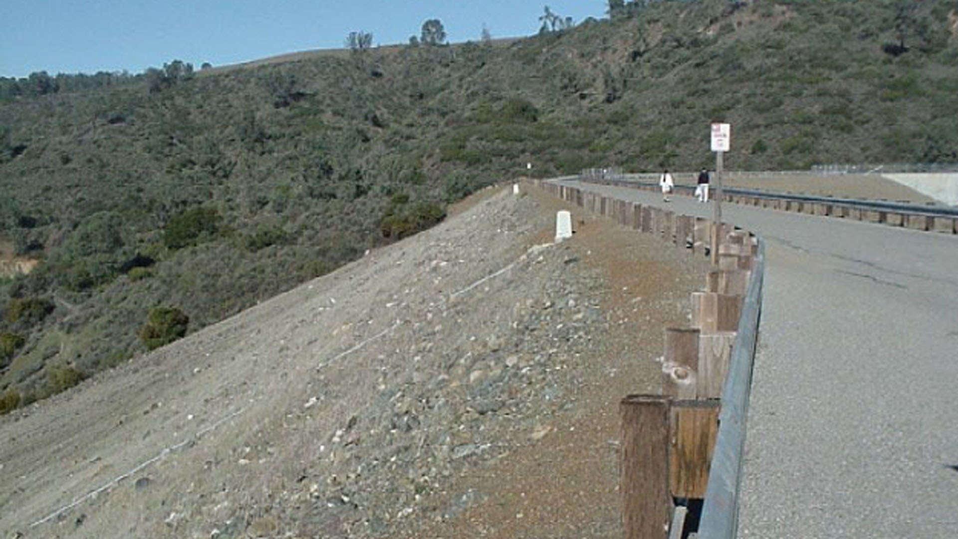 The Anderson Dam near Morgan Hill is seen in an undated photo posted on the U.S. Geological Survey website.