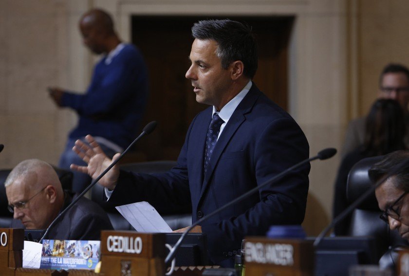 Los Angeles City Councilman Joe Buscaino speaks in this undated file photo. (Credit: Los Angeles Times)