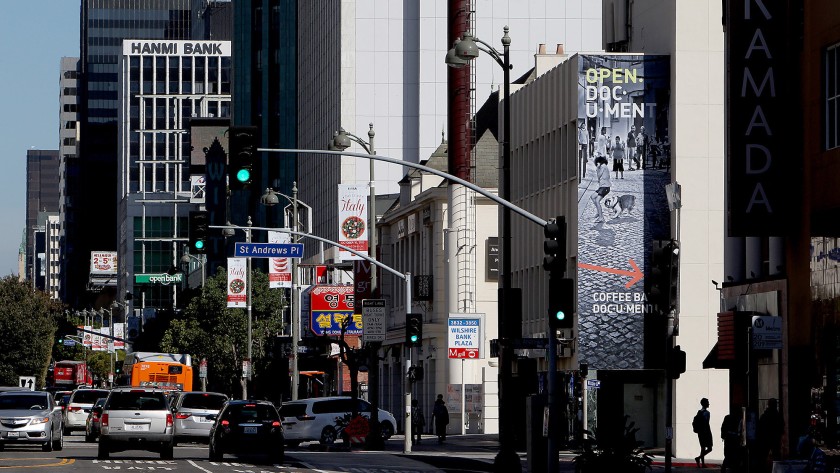 Los Angeles' Koreatown is seen in this undated file photo. (Credit: Luis Sinco / Los Angeles Times)