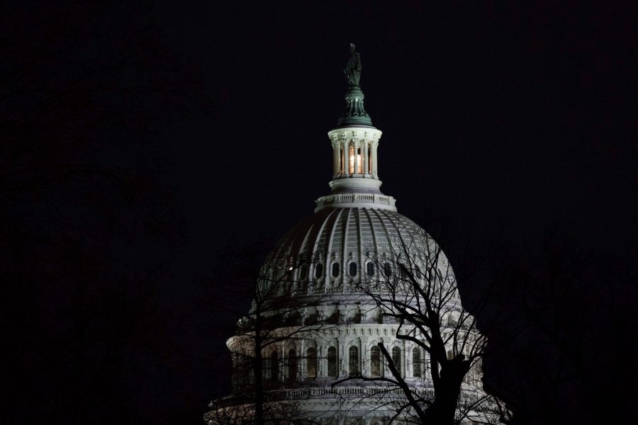 The U.S. Capitol is seen ahead of the start of the State of the Union on Feb. 4, 2020. (Credit: Sarah Silbiger / Getty Images)