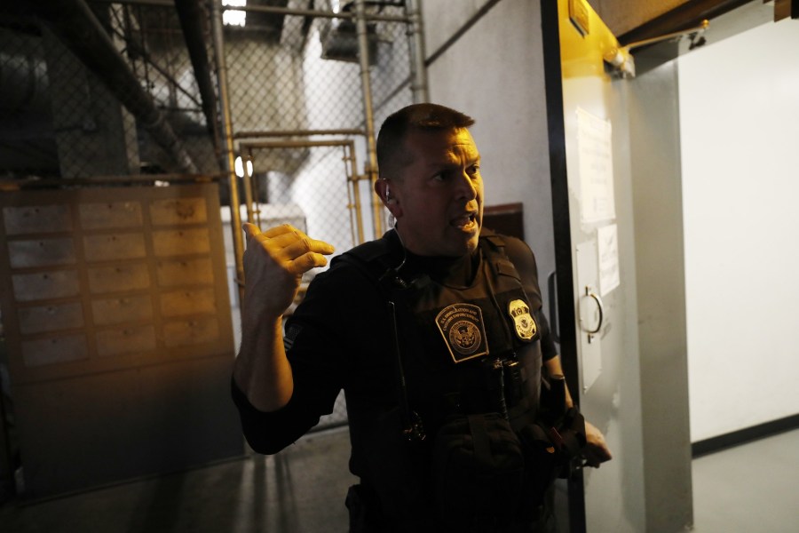 David A. Marin, a director of enforcement and removal operations with ICE, is seen in this photo on March 16, 2020. (Al Seib/Los Angeles Times)