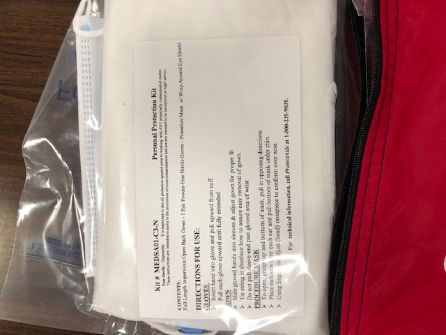 JetStream Ground Services released this photo on March 10, 2020 of safety tools they said are available for its contracted workers.